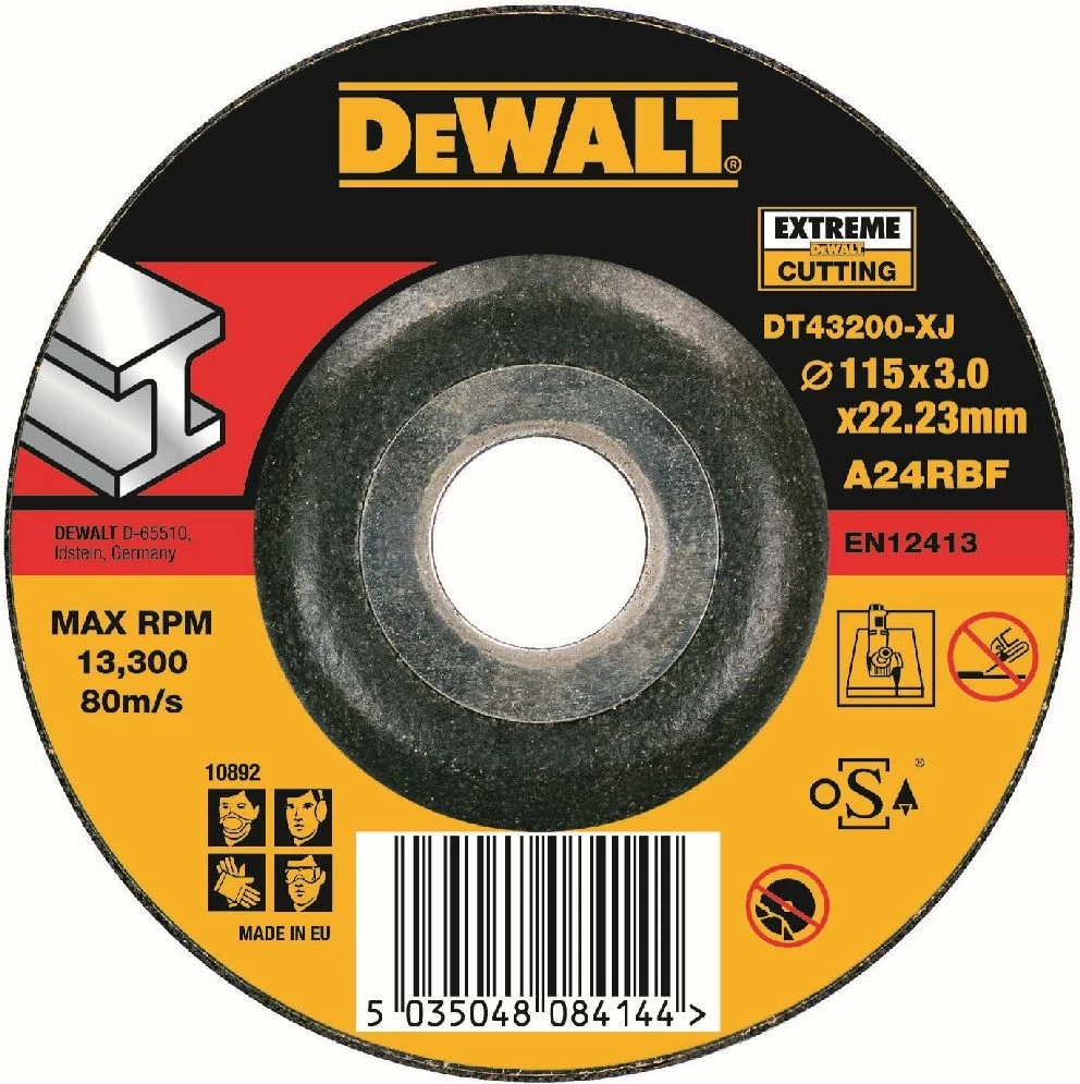 Disk prerës për metal Dewalt DT43200 115x3.0x22.23mm