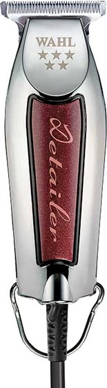 Trimmer për flokë dhe mjekër Wahl Detailer T-Wide për burra, 38mm, kuq e argjendtë