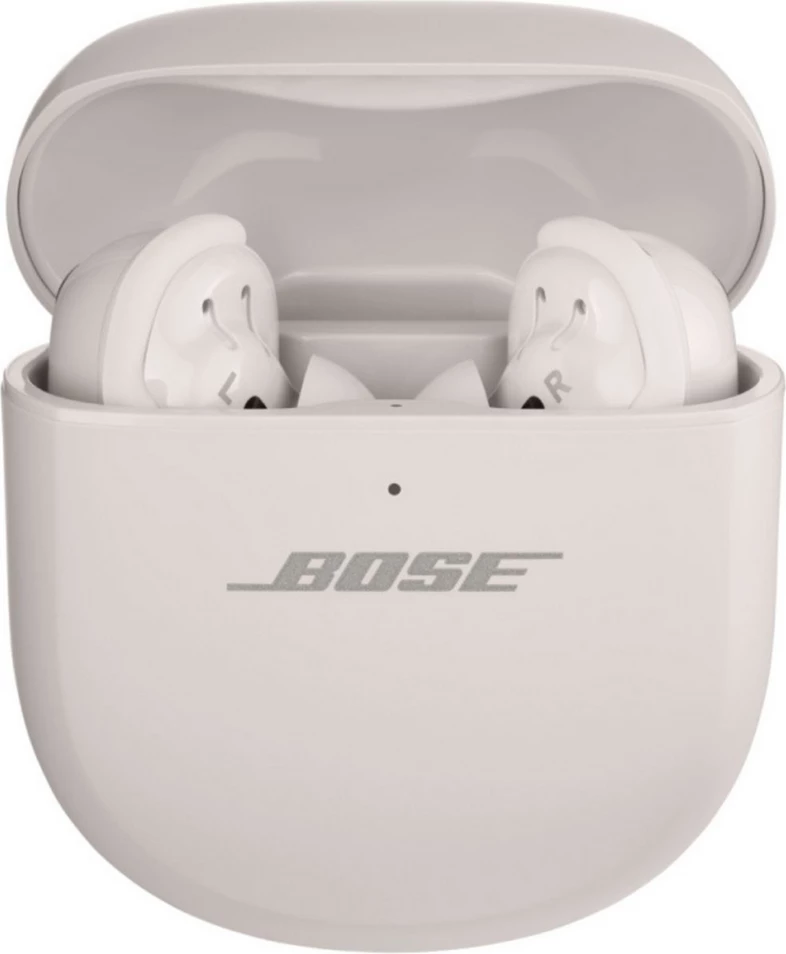 Kufje pa tela, Bose, QuietComfort Ultra Earbuds 882826-0020, me kuti karikimi dhe anulim zhurme, të bardha