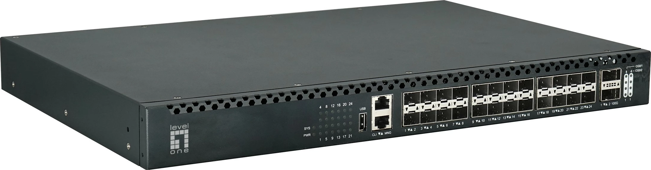Repeater rrjeti LevelOne Gigabit PoE, 2 dalje PoE, i zi