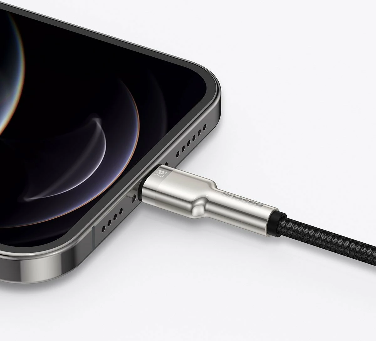 Kabllo USB në Lightning Baseus Cafule CALJK-A01, 1m, e zezë