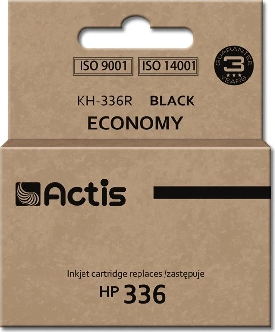 Ngjyrë zëvendësuese Actis KH-336R ink për printer HP 336 C9362A, standard, 9ml, e zezë