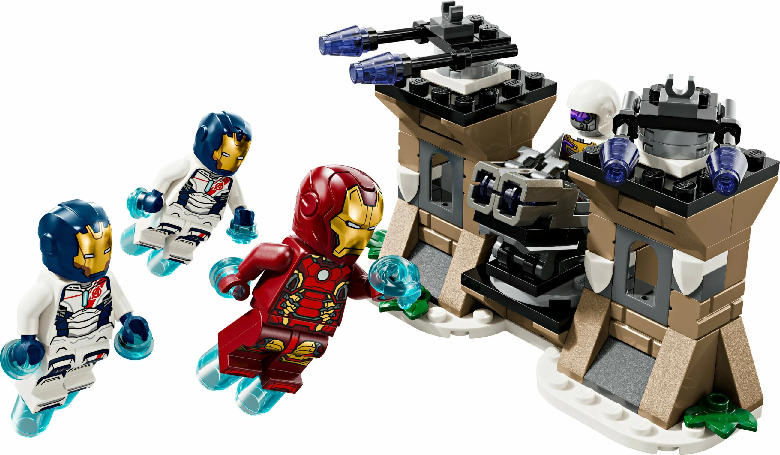 Set ndërtimi LEGO Marvel 76288 Iron Man & Iron Legion kundër HYDRA, shumëngjyrësh