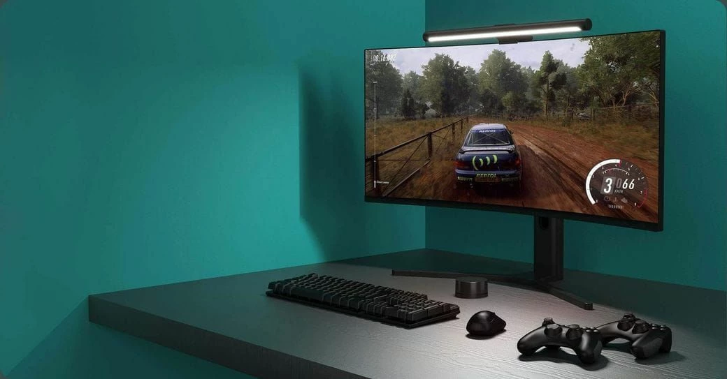 Llambë monitori Xiaomi Mi Computer Monitor Light Bar MJGJD01SYL, telekomandë pa tela, Ra95, e zezë