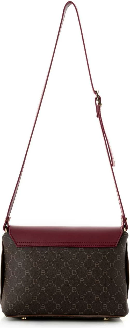 Çantë crossbody Lucky Bees, kafe dhe e kuqe e errët, 1278