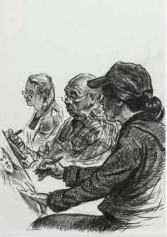 Set lapsa artistikë Faber-Castell Pitt Artist Pens 8 copë, e zezë