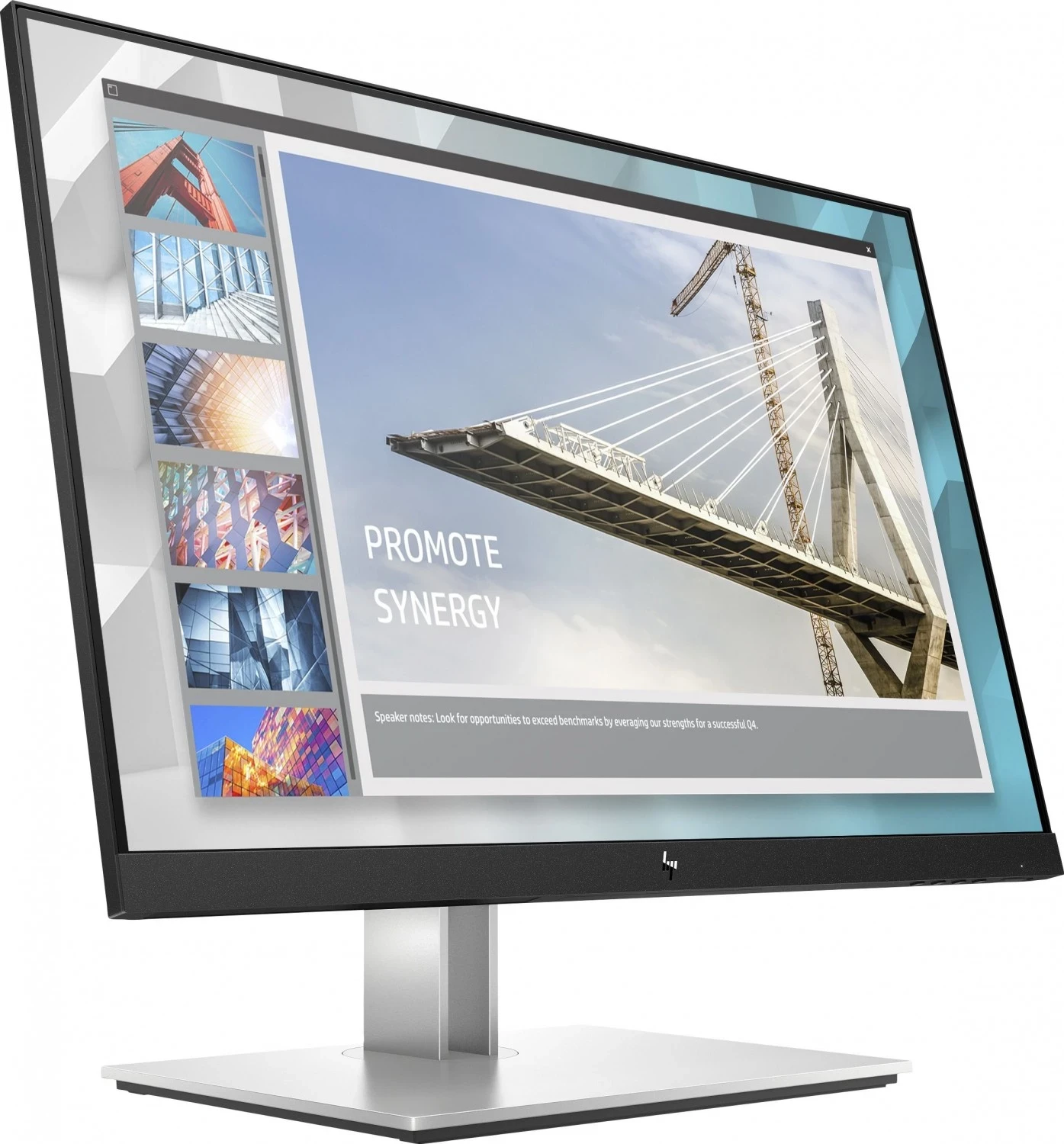 Monitor HP E24i G4, 24", 60Hz, i zi/ argjend
