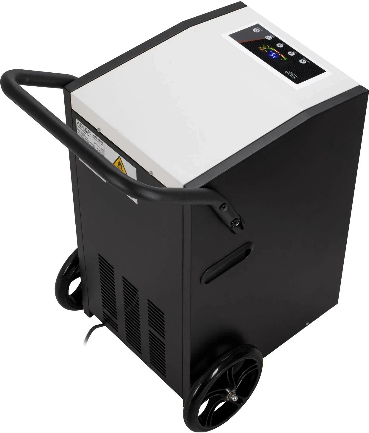 Osuese ajri Adler AD 7864, industriale, me rrota, 50L/ditë, e zezë