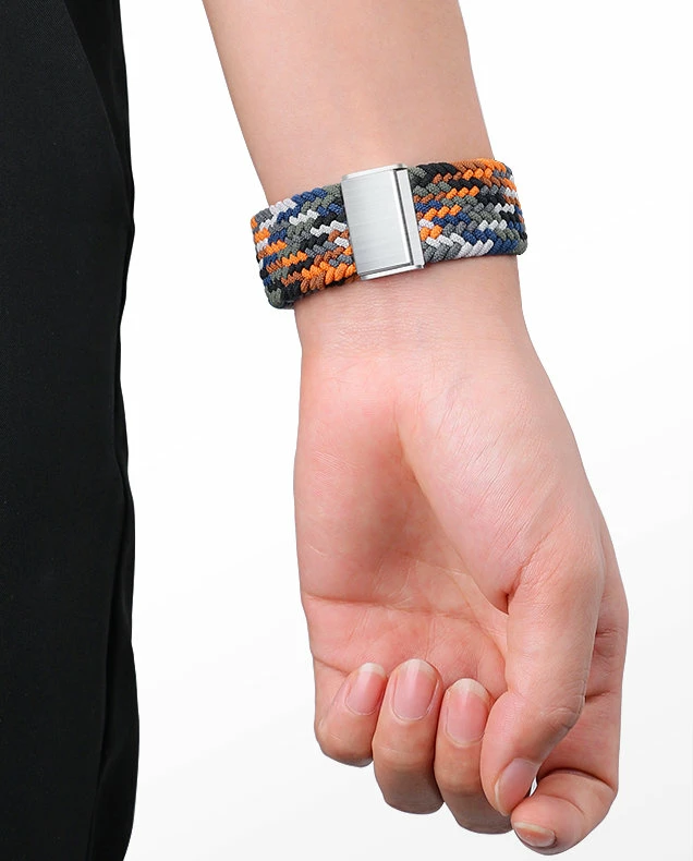 Rrip tekstili i thurur për Apple Watch Hurtel, Strap Fabric, për modele 38/40/41 mm, i gjelbër