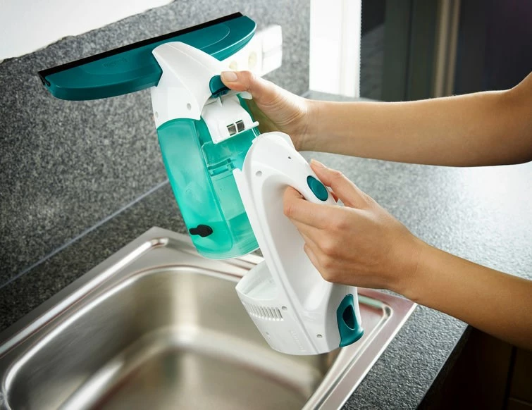 Pastrues elektrik për dritare Leifheit 51016, kaltër/bardhë