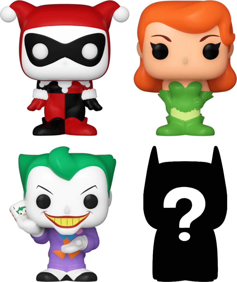 Figurinë koleksionuese Funko Bitty Pop! DC Harley Quinn 4PK, set 4 copë