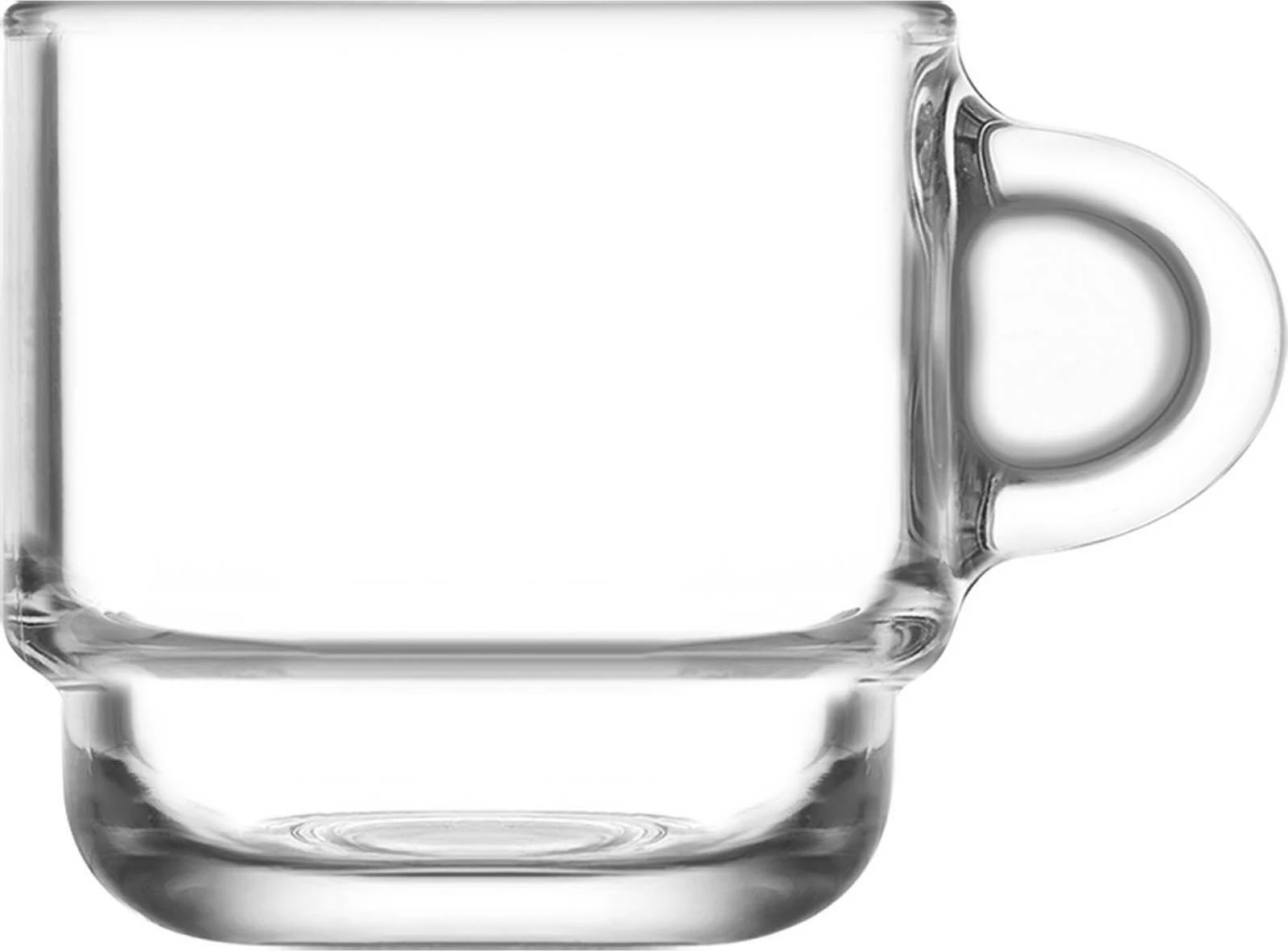 Filxhan espresso LAV HORECA Cambridge 91 ml, set 12 copë, transparent