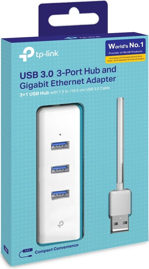 Përshtatës, TP-LINK UE330 USB,Type-A 3.2, i bardhë