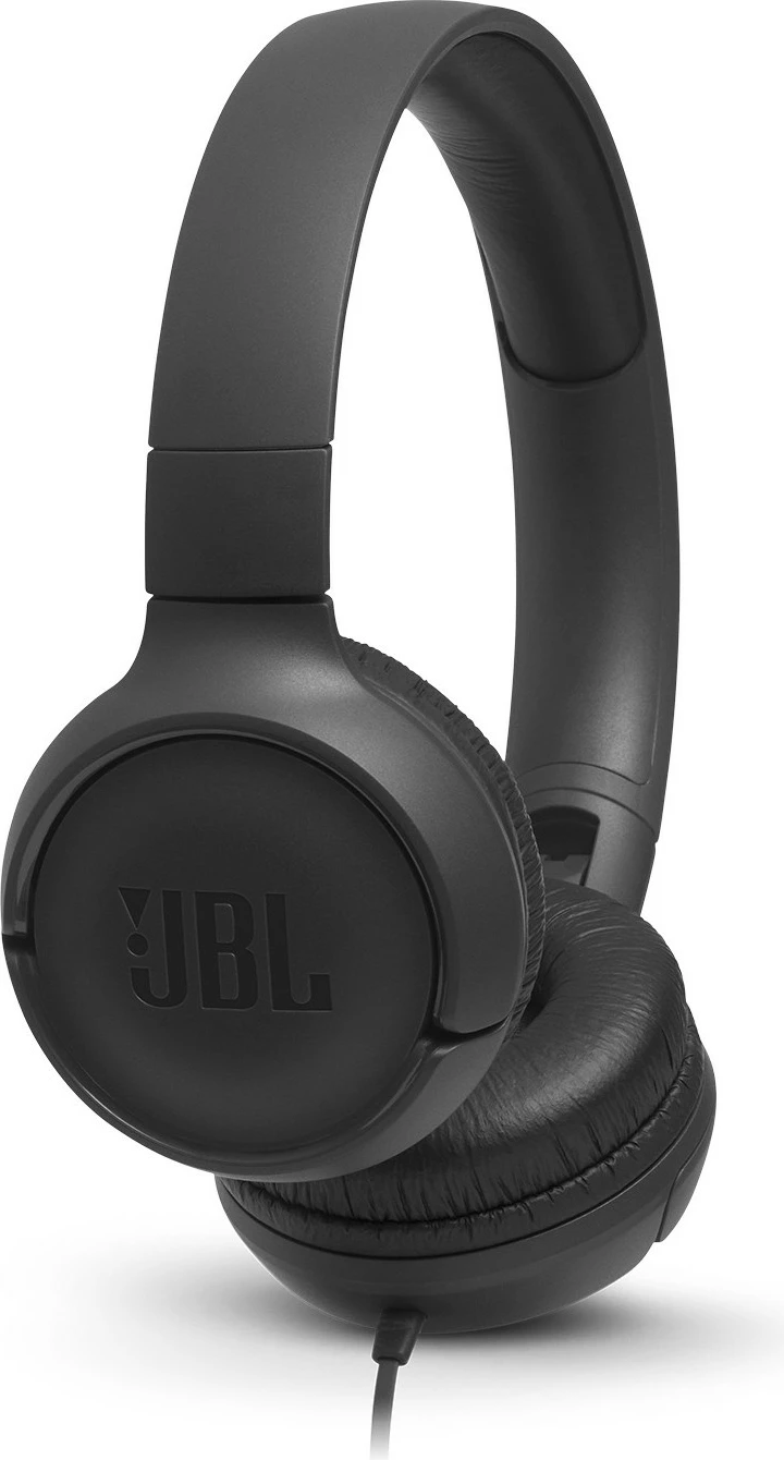 Kufje JBL Tune500 me kabllo, on-ear, të palosshme, ngjyrë e zezë