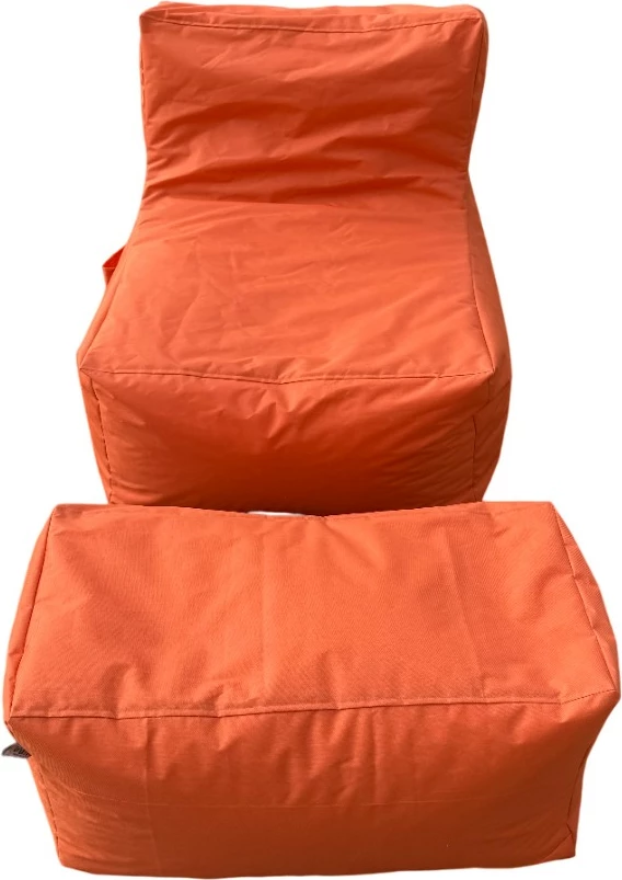 Set bean bag (2 copë), Atelier del Sofa, XXL Sedir, portokalli