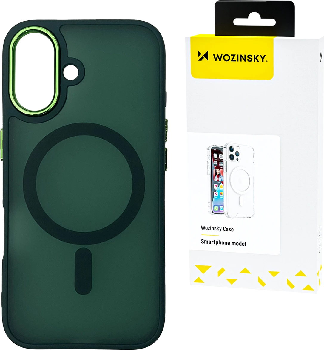 Mbështjellës Wozinsky Fashion Case MagSafe për Samsung Galaxy S25, Gjelbër