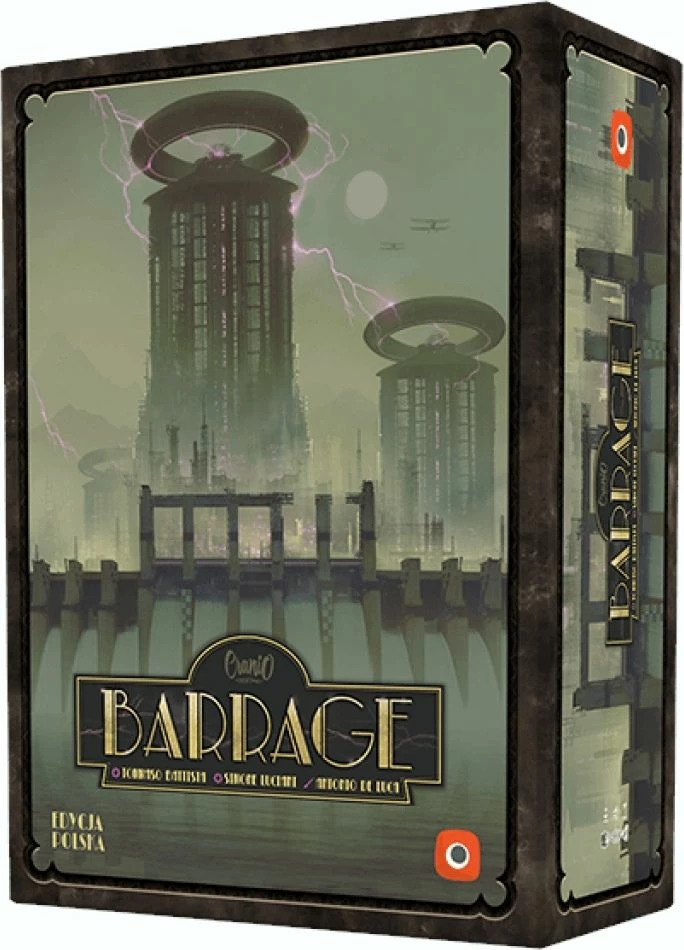 Lojë tavoline Portal Games Barrage, edicion polonisht, 1-4 lojtarë, 120 min, 14+