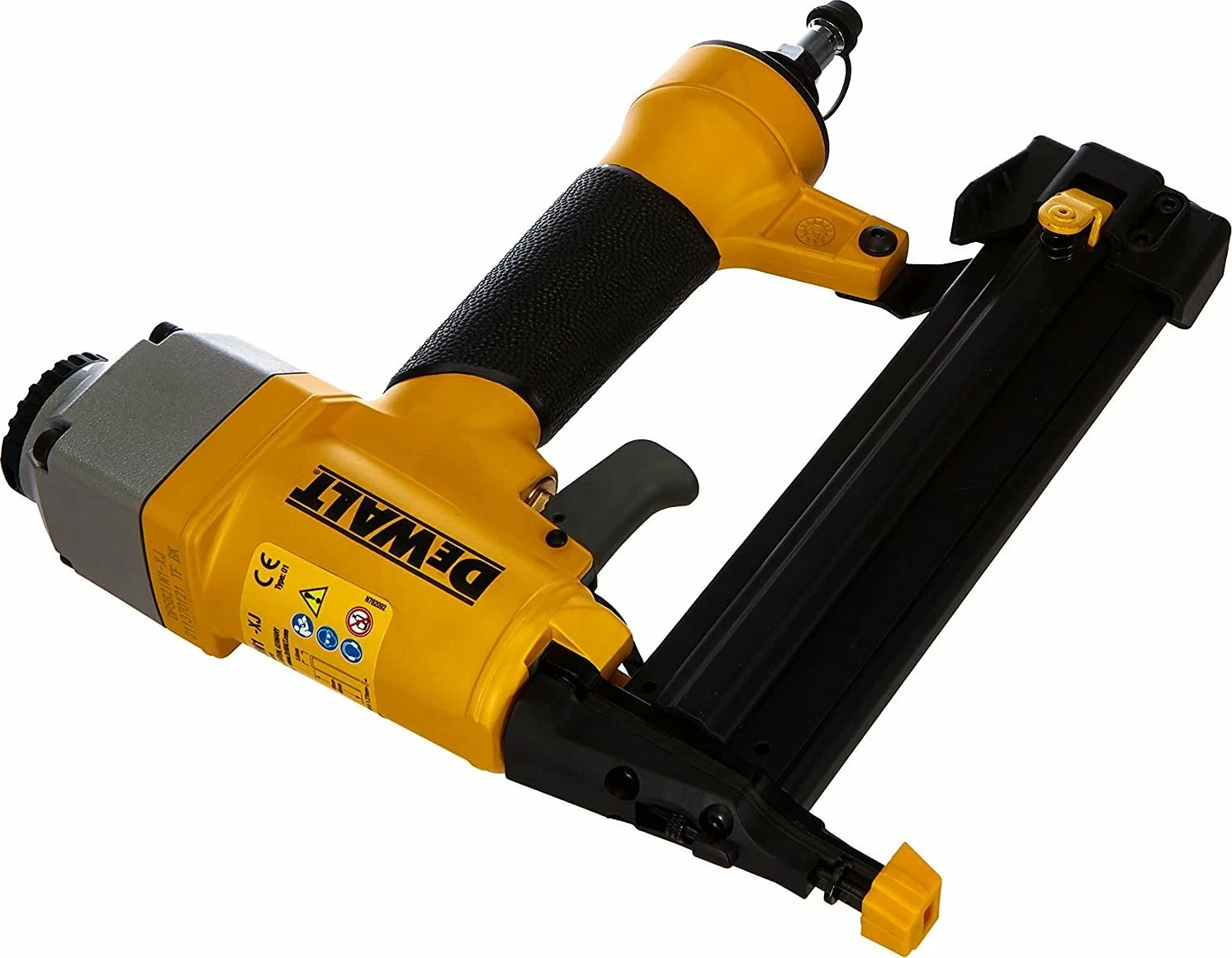 Pistoletë pneumatike kapëse/gozhduese DeWalt DPSB2IN1-XJ, 2-në-1, 15-45 mm, e verdhë/zezë