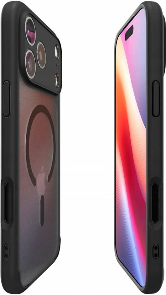 Mbështjellës Spigen Ultra Hybrid MagSafe për iPhone 17 Pro, mbrojtëse e pasme, i zi