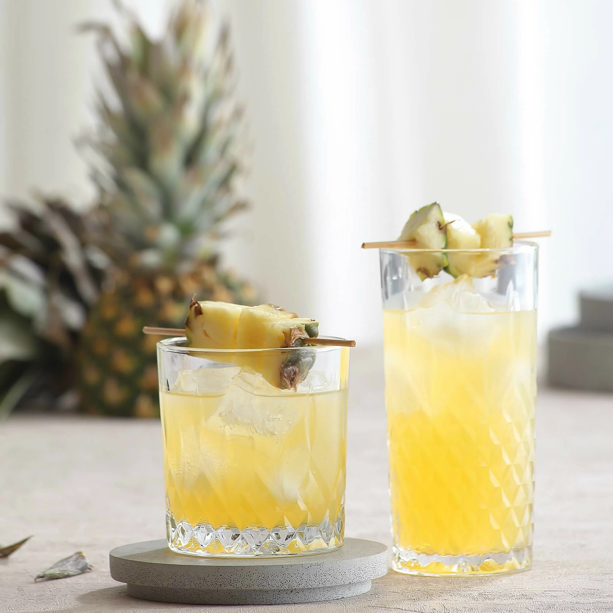 Gotë old fashioned LAV HORECA Archie 370 ml transparente, set 12 copë ...