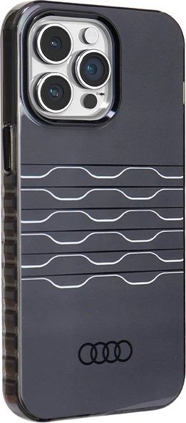 Mbështjellës Audi IML MagSafe për iPhone 14 Pro Max, i zi