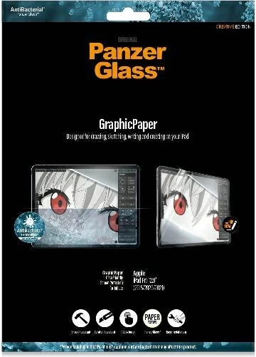 Mbrojtës ekrani PanzerGlass GraphicPaper për iPad Pro 12.9" 2018/2020/2021, antibakterial, me filtër kundër reflektimit