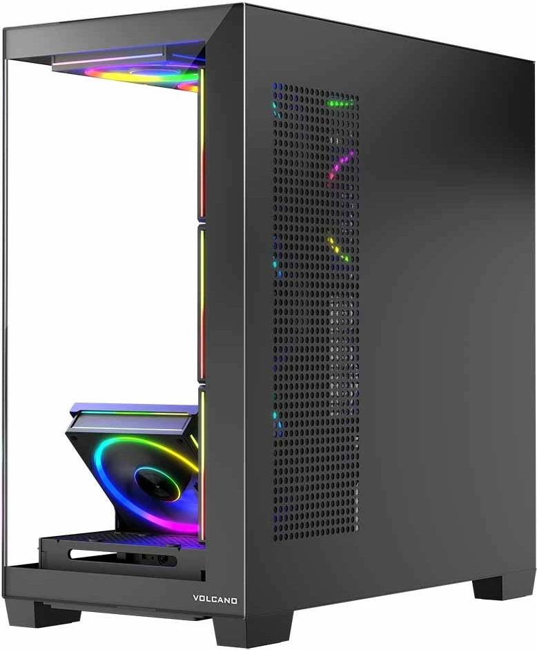 Kasë MODECOM STELLAR 8F ARGB, Midi Tower, e zezë