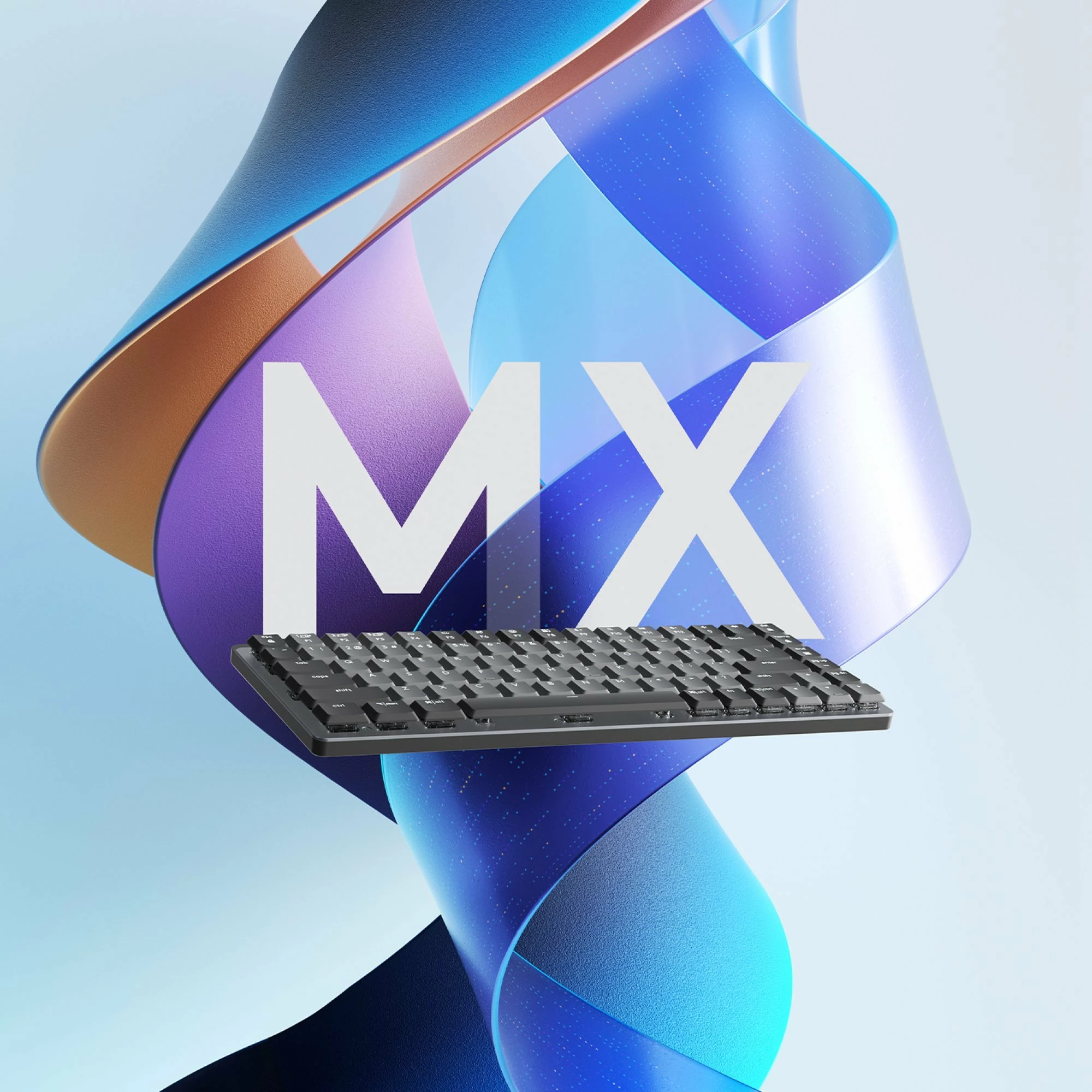 Tastierë mekanike wireless Logitech MX Mechanical Mini 920-010782, low-profile, US INTL, me ndriçim, Graphite