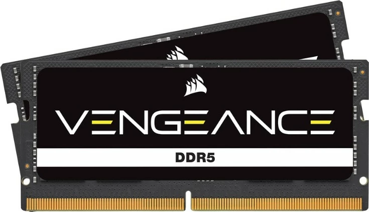 RAM Memorje Corsair Vengeance 16GB (2x8GB) DDR5 4800MHz CL40 SO-DIMM, e zezë