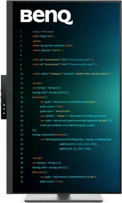 Monitor BenQ RD320U, 31.5 inç, 4K, IPS, Grafit
