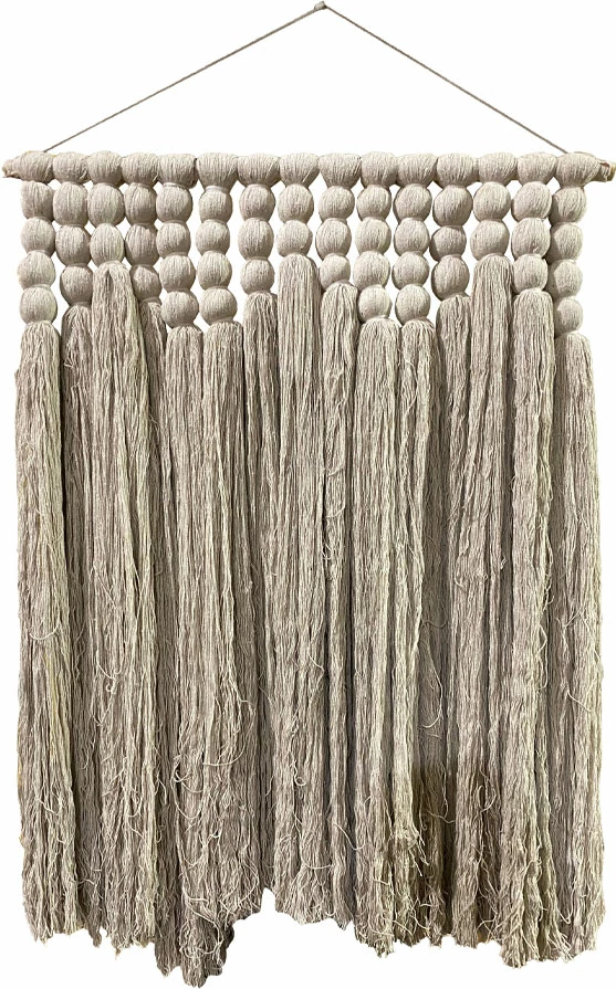 Dekor muror ANOUK, pambuk dhe poliester, natyral, 80x100cm