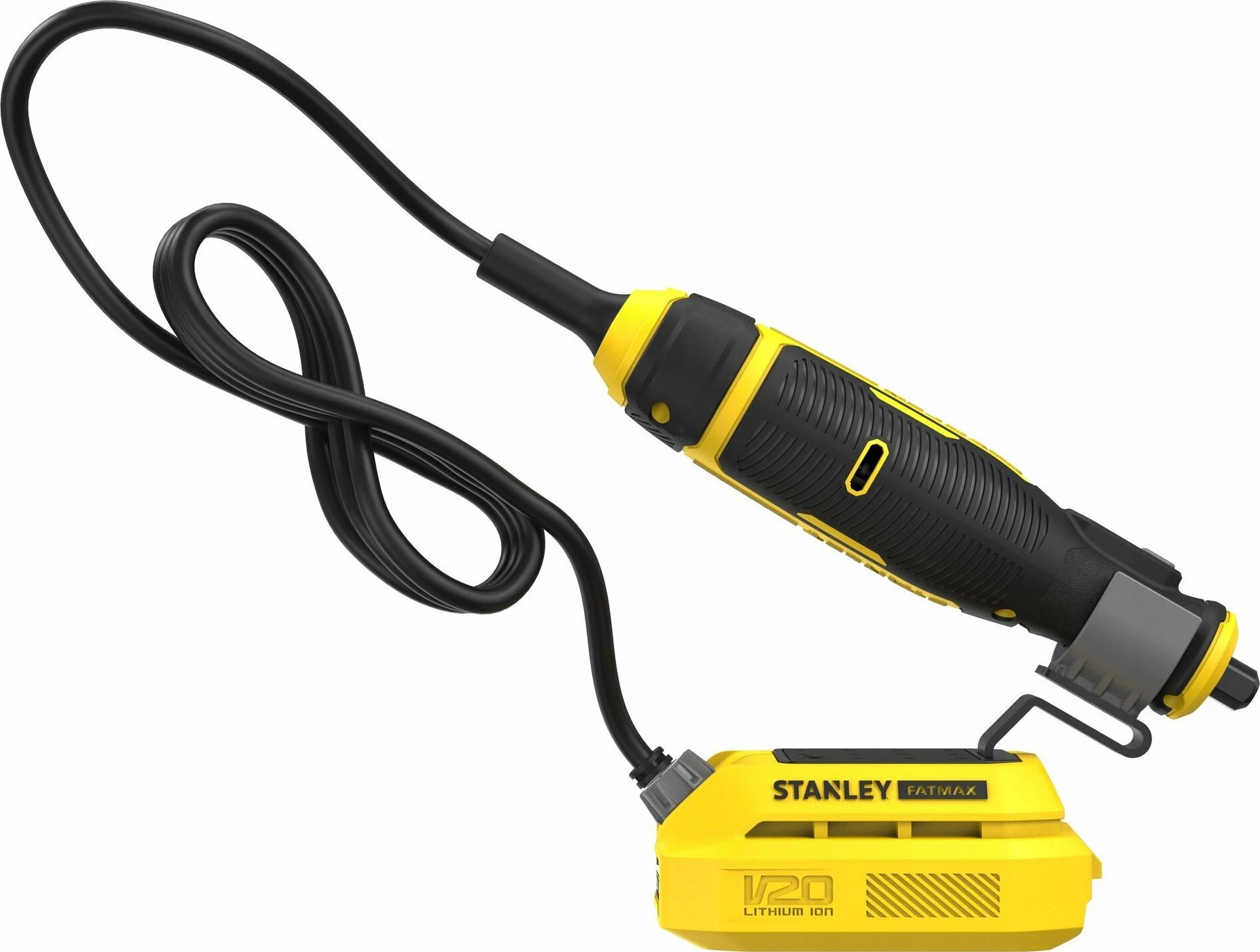 Mini brusëse pa kabllo dhe gravuese Stanley SFMCE030B-XJ 18 V, 33 aksesorë, verdhë/zezë