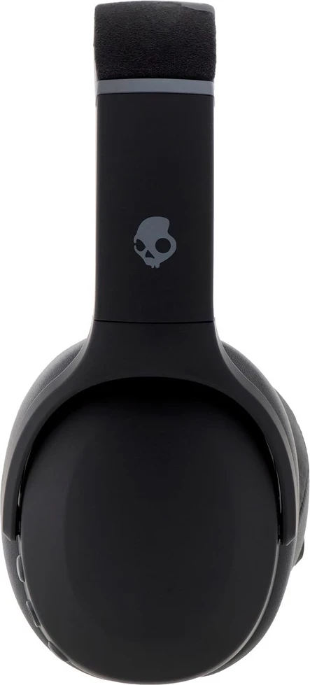 Kufje Skullcandy Crusher Evo, me dhe pa tela, për biseda/muzikë, USB Type-C, Bluetooth, ngjyrë e zezë