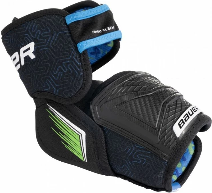 Mbrotjës bërrylash për fëmijë Bauer, të zeza