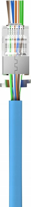 Konektor modular RJ45 pass-through Unitek OT1093ATP01, Cat.7, 50 copë