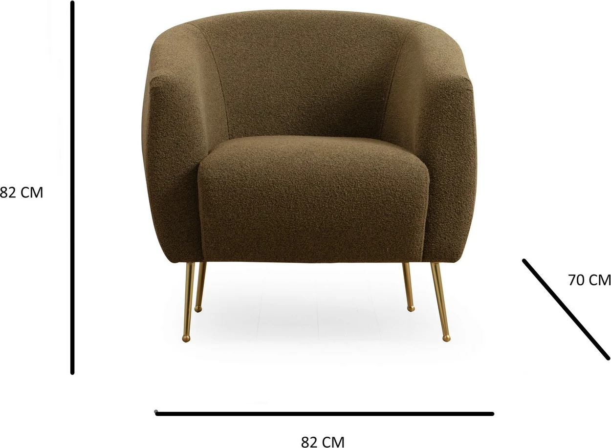Karrige Wing Atelier del Sofa, ngjyrë e gjelbër, Wing