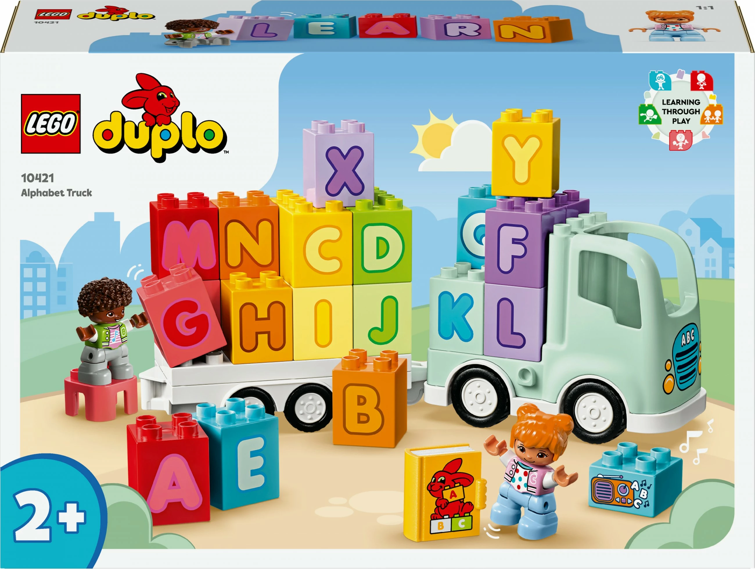 Set ndërtimi LEGO DUPLO Alphabet Truck, 36 pjesë, shumëngjyrësh
