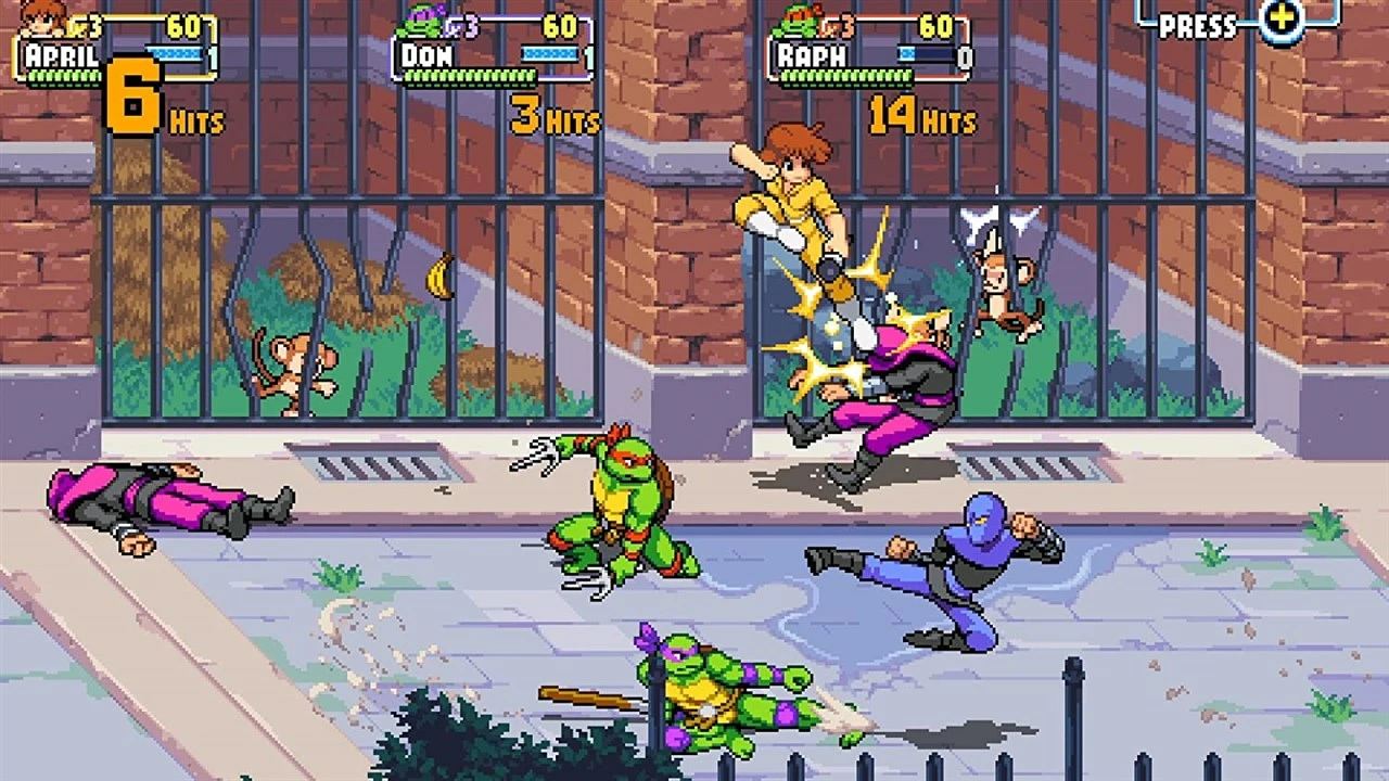 Lojë për PlayStation 5 Merge Games Teenage Mutant Ninja Turtles: Shredder's Revenge, PEGI 12, set me udhëzues xhepi + zinxhir çelësash