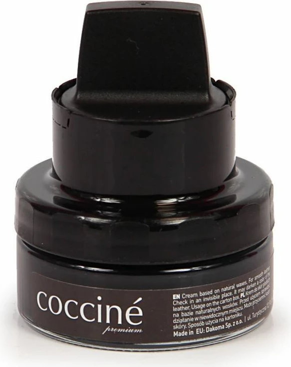 Krem për këpucë prej lëkure Coccine, i zi