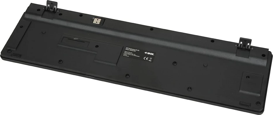 Set tastierë + maus IBOX Workstation Pro Kit, Wireless, i zi