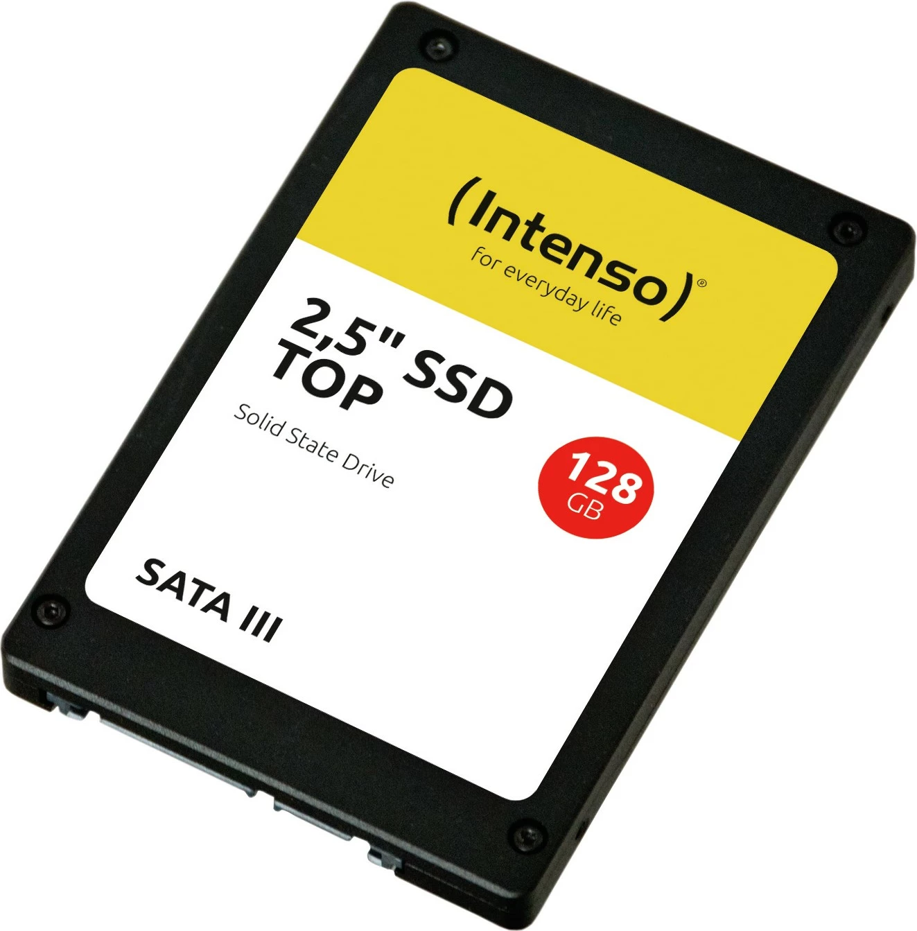 SSD Intenso Top, 128 GB, 2.5", 550 MB/s, 6 Gbit/s, e zezë