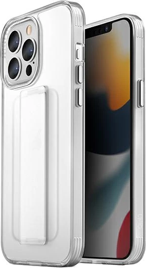 Mbështjellës UNIQ Heldro për iPhone 13 Pro / iPhone 13, transparent, me rrip dore
