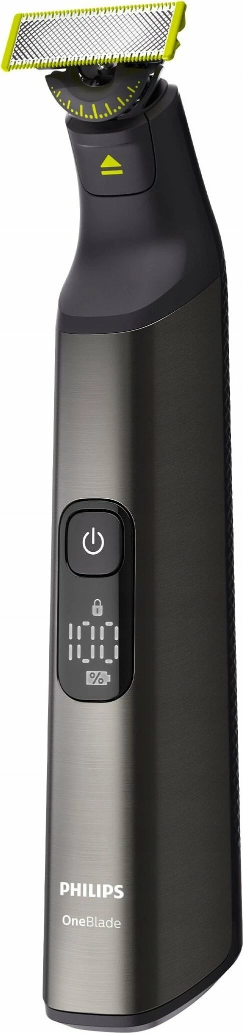 Makinë rroje Philips OneBlade Pro 360 QP6652/61, për fytyrë & trup, 120 min bateri, IPX7, gri, set me krehër preciz 20 gjatësive