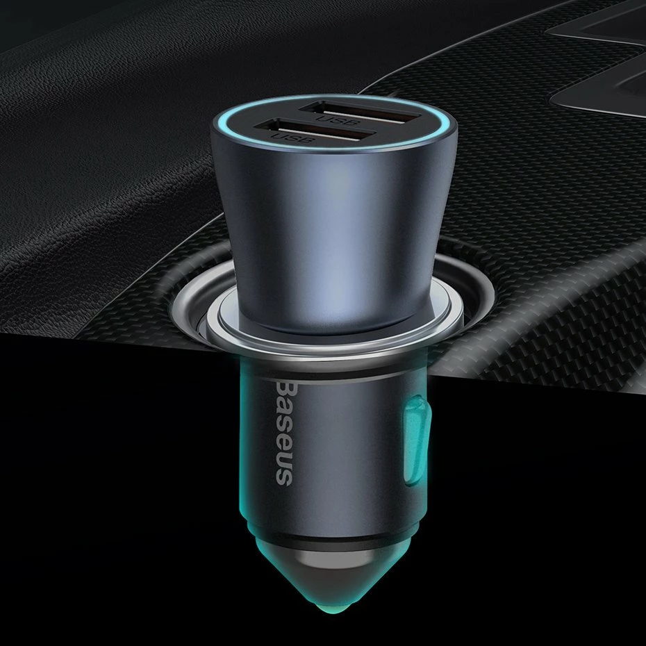 Karikues makine Baseus Golden Contactor Pro, 2x USB, 40W, me kabllo USB-C, Gri