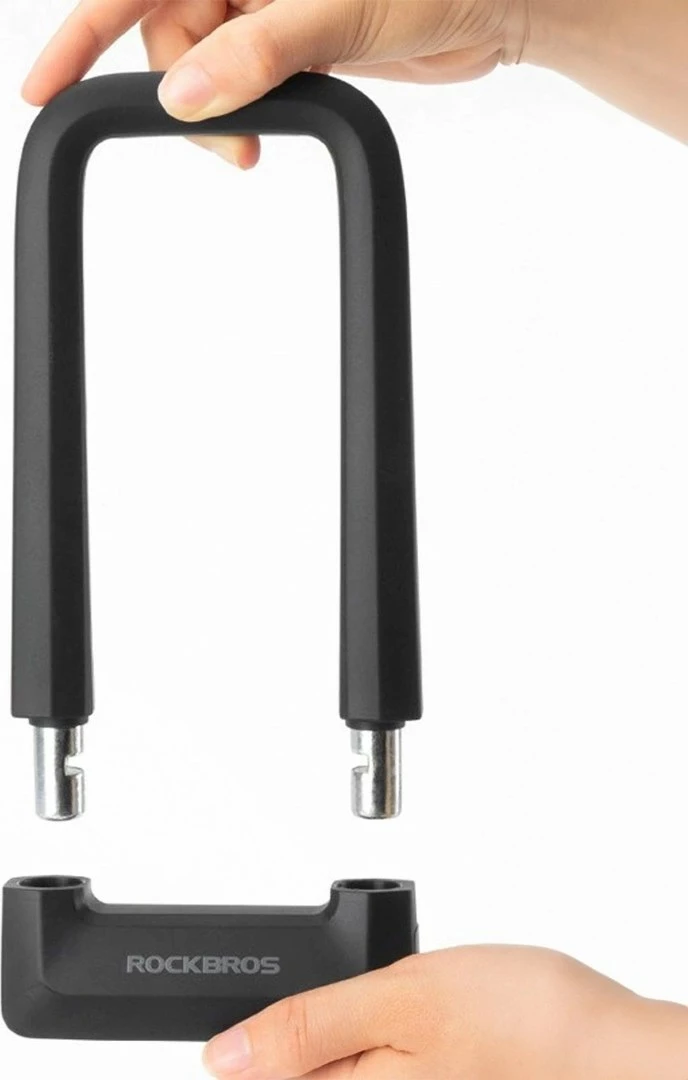 Bravë biçiklete Rockbros RKS626-BKU, 210x110 mm, me çelës, e zezë