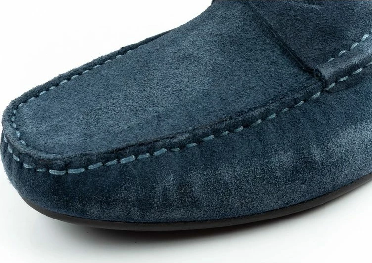 Këpucë meshkuj Wrangler Maifield Suede, navy blue