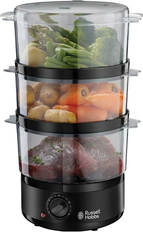 Gatues me avull, Russell Hobbs, 26530-56, 7 L, 3 shporta, timer 60 min, 400 W, e zezë