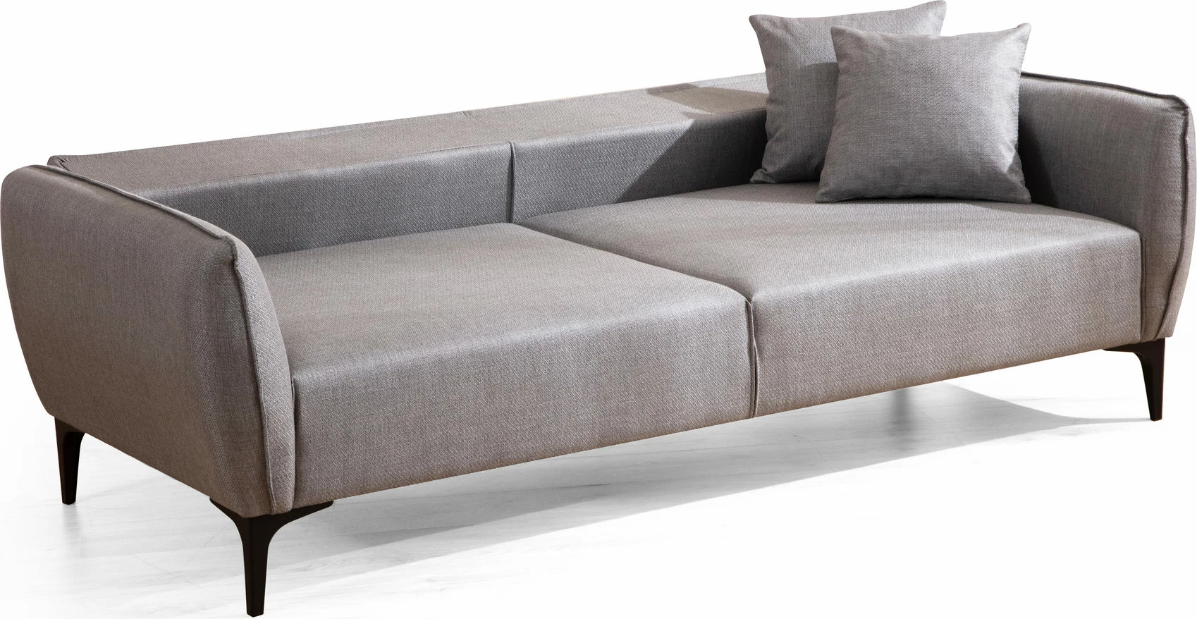 Divan treshe Atelier del Sofa, Belissimo, ngjyrë gri