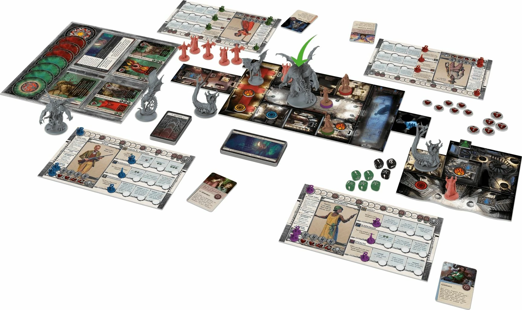 Lojë tavoline Portal Games Cthulhu: Death May Die, kooperative, 1-5 lojtarë, 120 min, 14+, edicioni polonisht