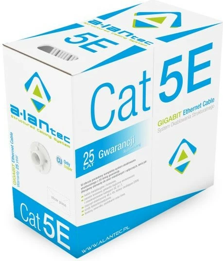 Kabllo rrjeti ALANTEC Cat 5e F/UTP, 305m, Gri